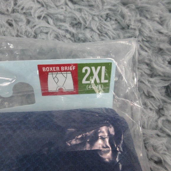 Duluth Trading Buck Naked Boxer Briefs Mens 2XL Blue Performance Underwear NWT - Picture 2 of 6